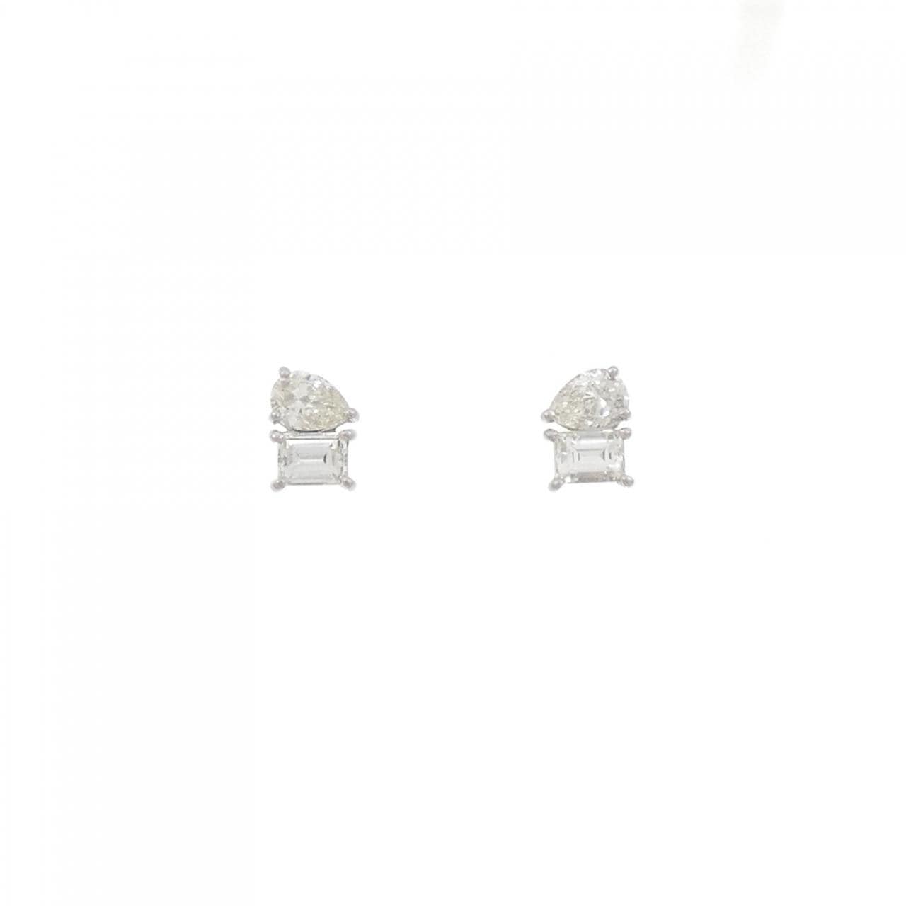 【新品】PT900 ダイヤモンド ピアス 0.66CT