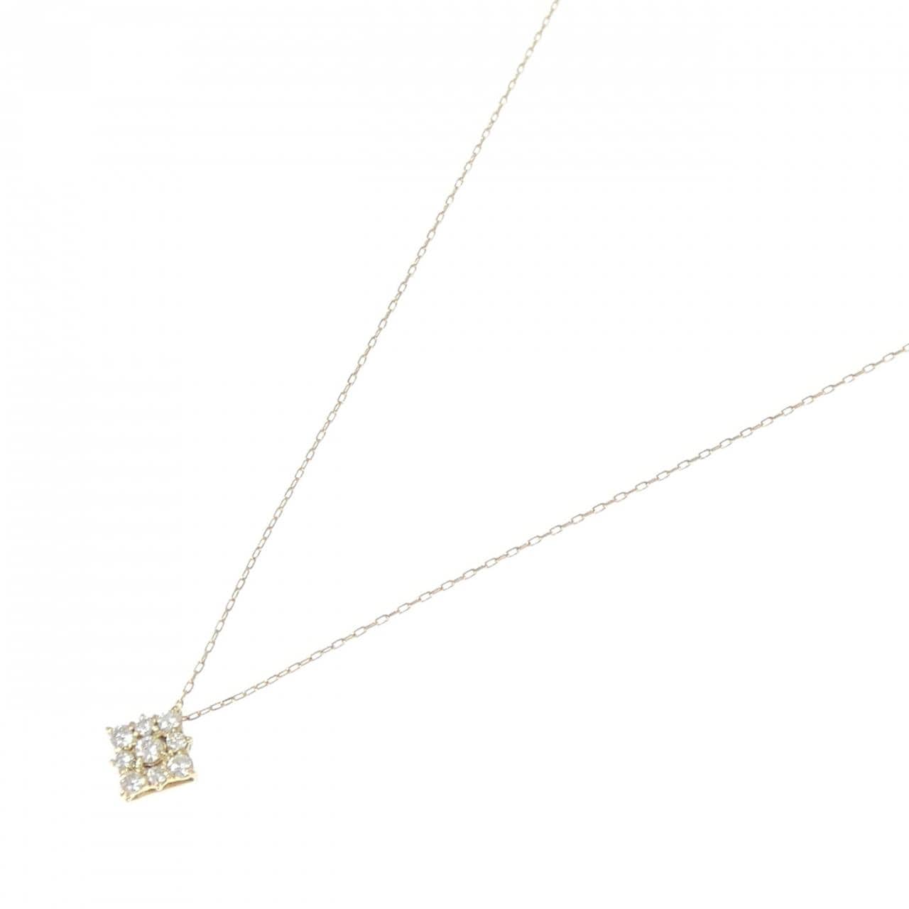K18YG ダイヤモンド ネックレス 0.10CT