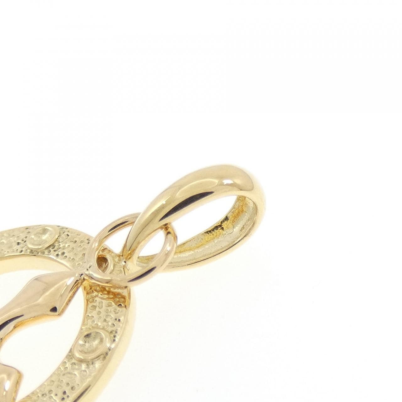 K18YG十字架×马蹄吊坠