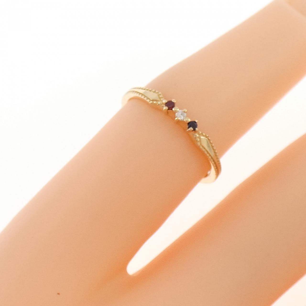 エテ カラーストーン リング