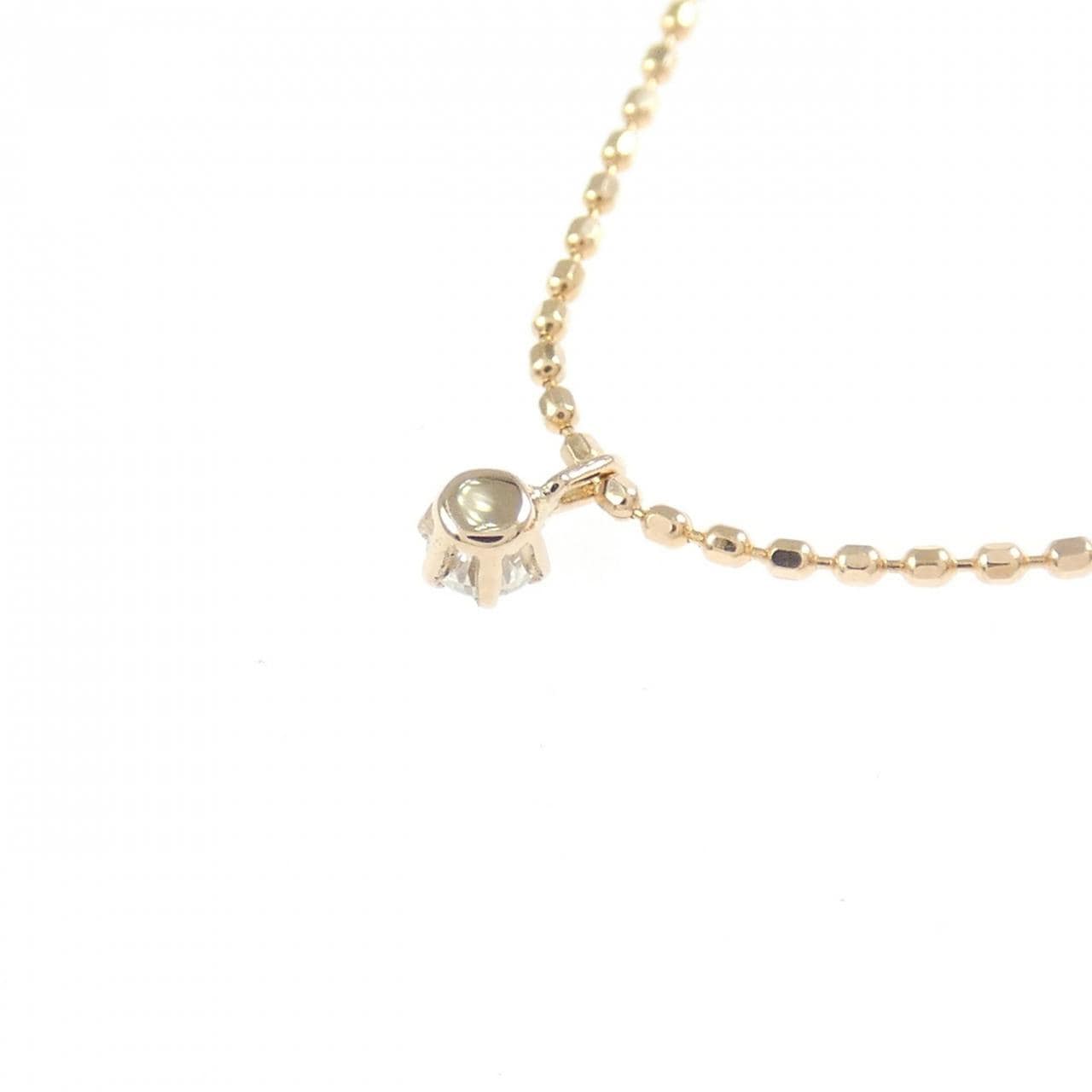 K18PG ダイヤモンド ネックレス 0.30CT