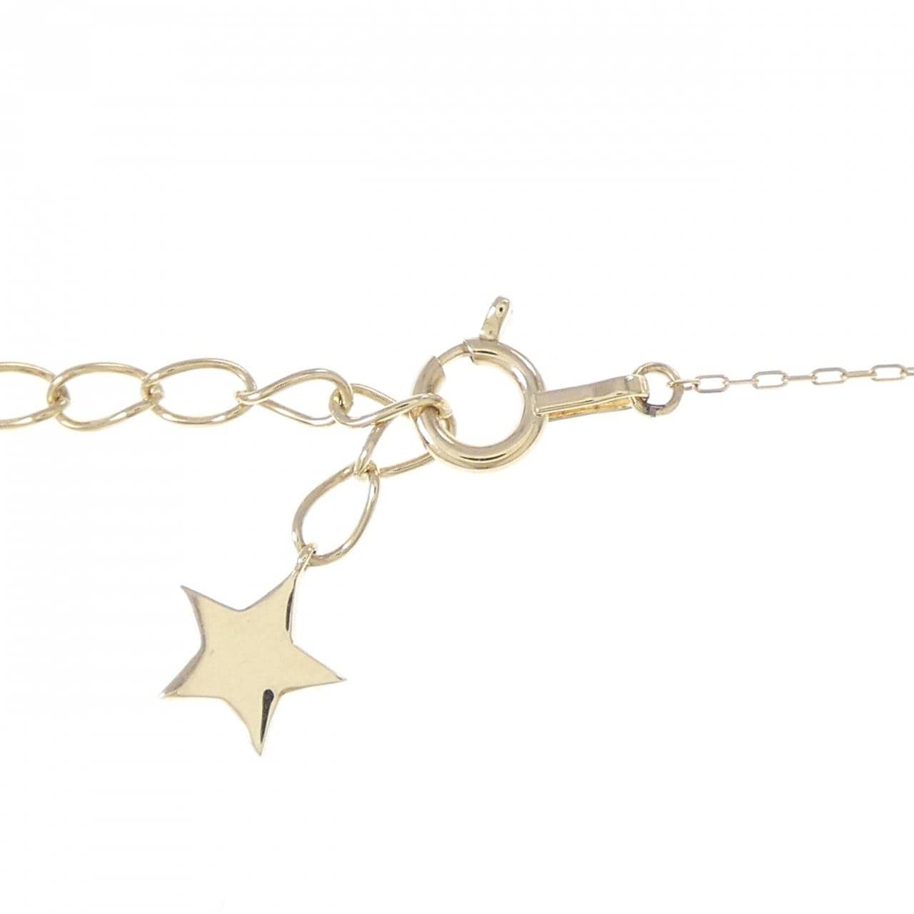 K10YG ハート ルビー ネックレス