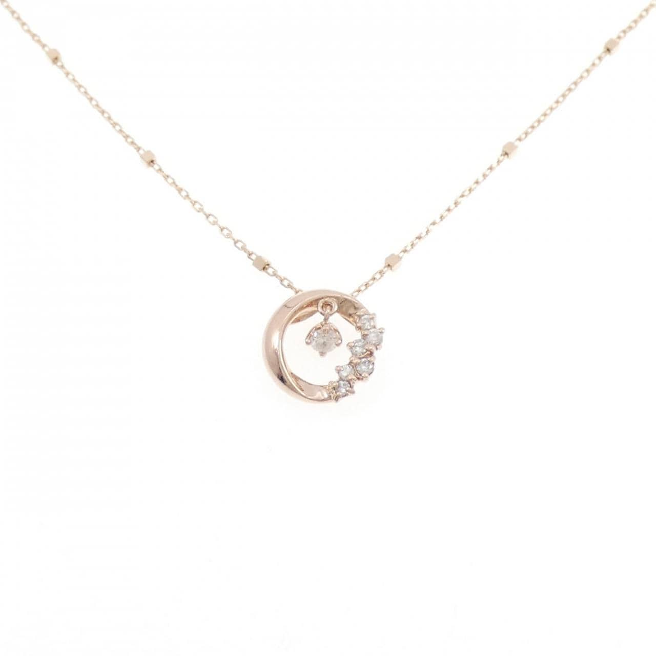 K10PG ダイヤモンド ネックレス 0.12CT