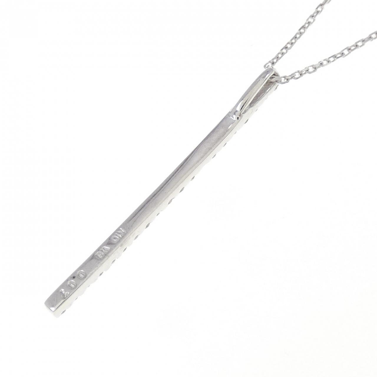 K10WG ダイヤモンド ネックレス 0.07CT