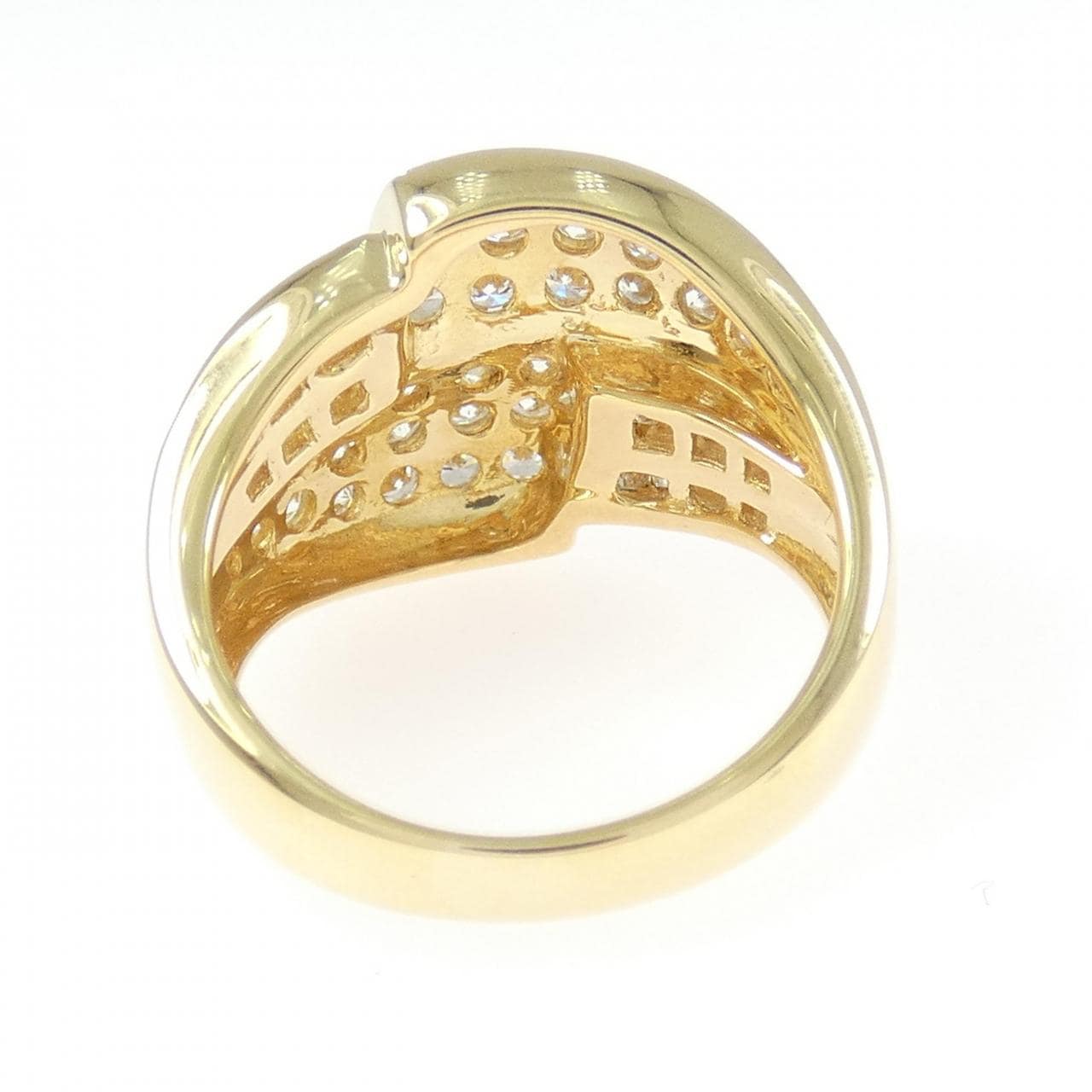 18KYG ダイヤモンド リング 1.62CT