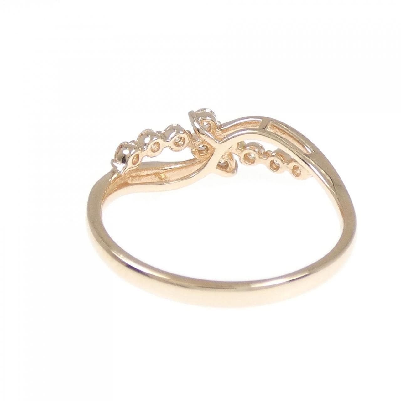 【新品】K18PG ダイヤモンド リング 0.25CT