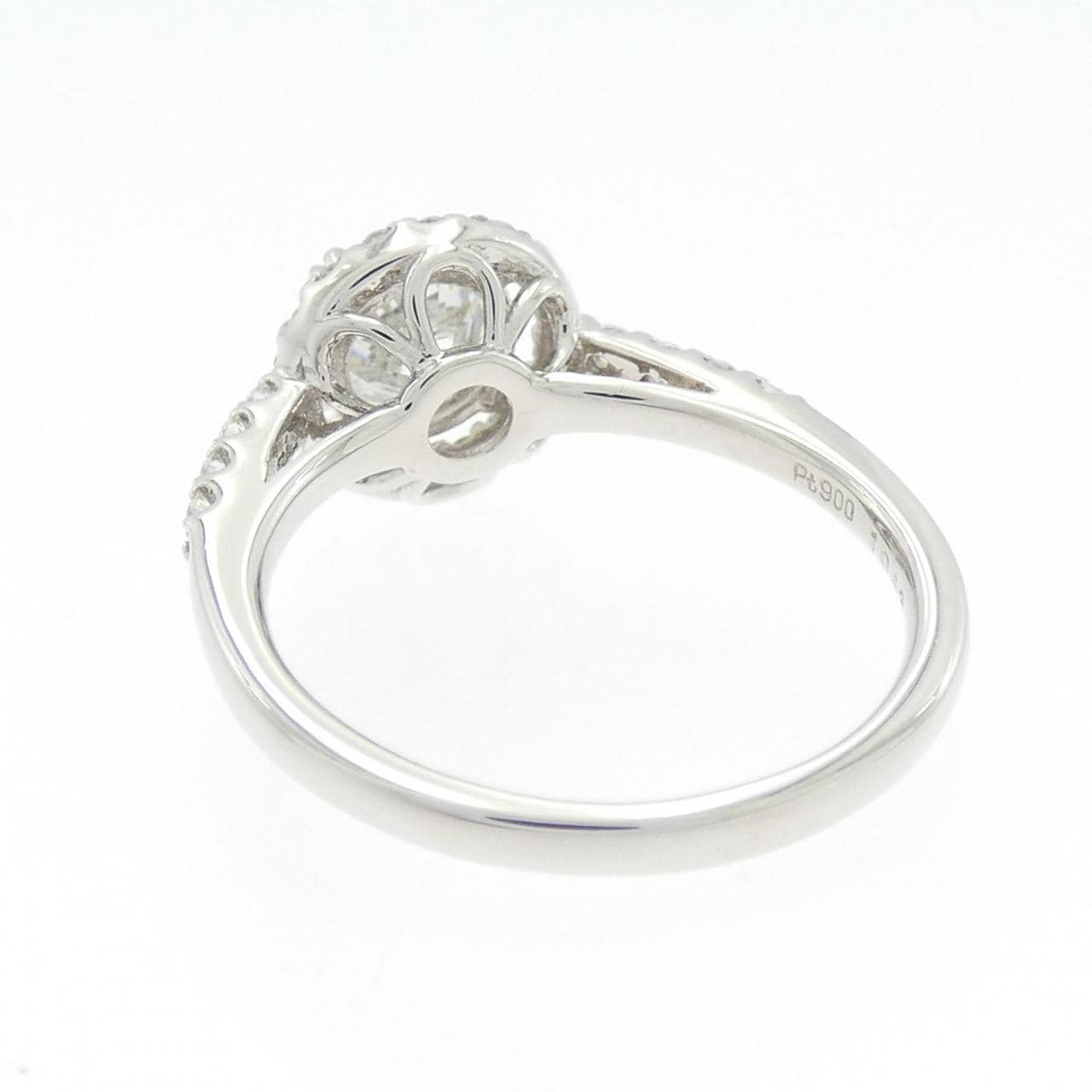 【リメイク】PT900 ダイヤモンド リング 1.043CT E SI1 Good