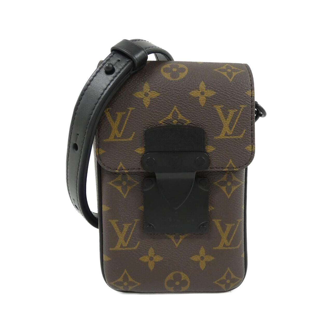 LOUIS VUITTON Monogram Macassar S Rock竖版可穿戴钱包 M81522 单肩包