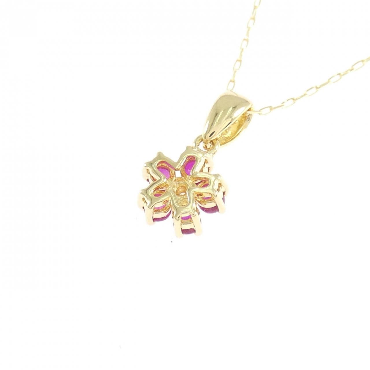 タサキ ルビー ネックレス