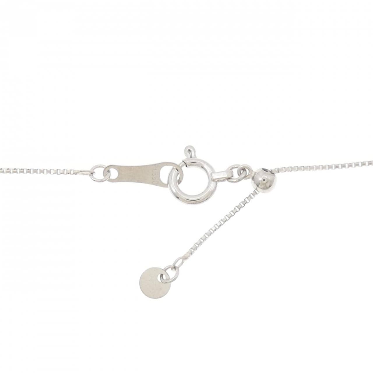 PT900/PT850 ルビー ネックレス 0.80CT