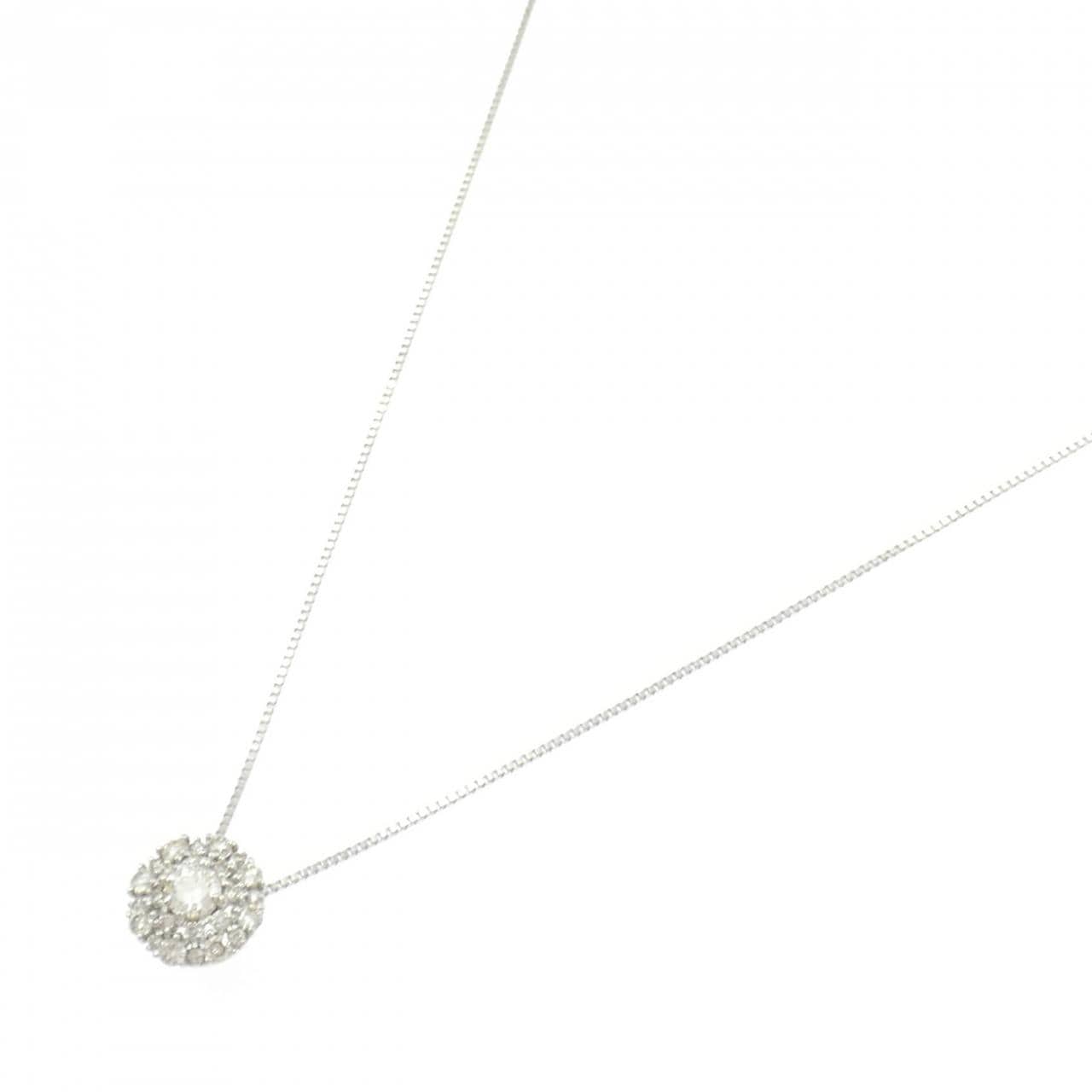 PT950/PT850 ダイヤモンド ネックレス 0.40CT