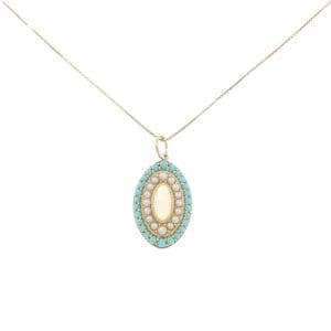 Agete colored stone necklace