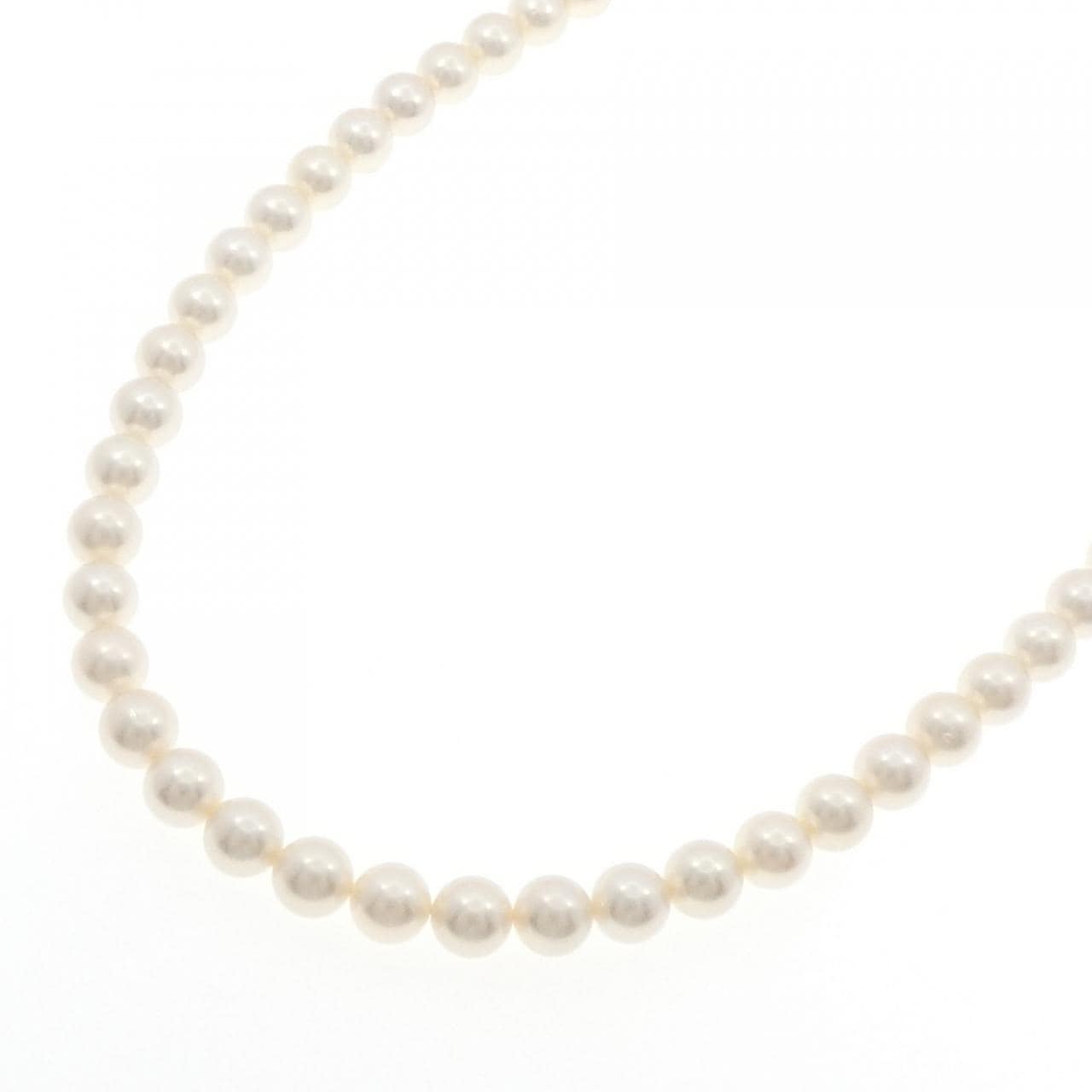 シルバークラスプ アコヤパール ネックレス 7-7.5mm