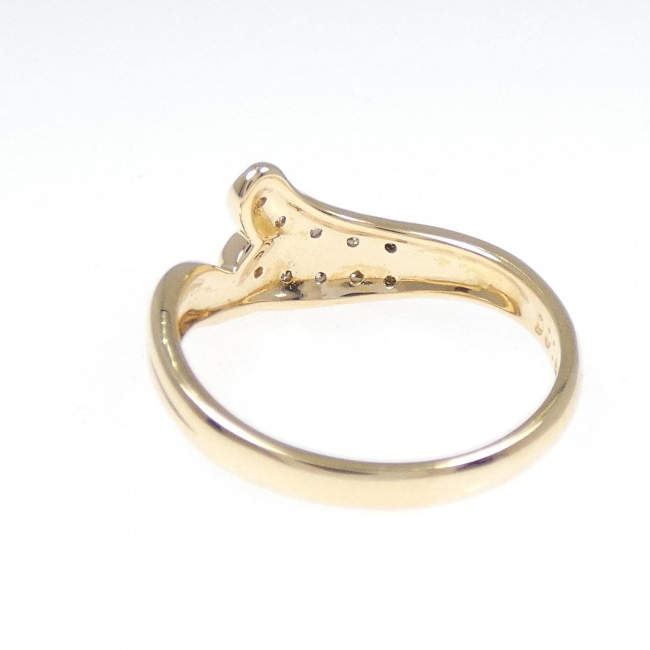 K18YG ダイヤモンド リング 0.15CT