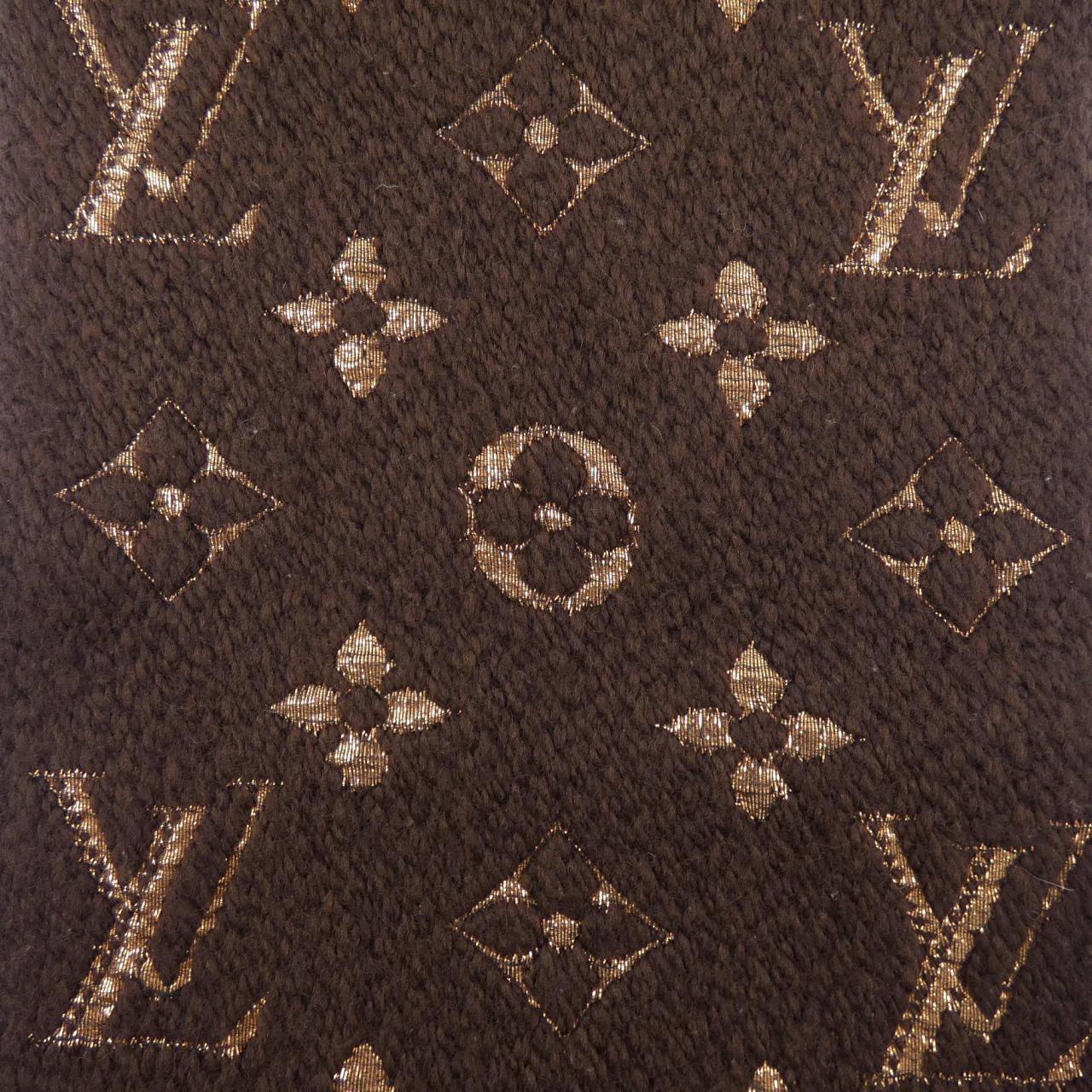 ルイヴィトン LOUIS VUITTON エシャルプ ロゴマニア シャイン M71383 MUFFLER