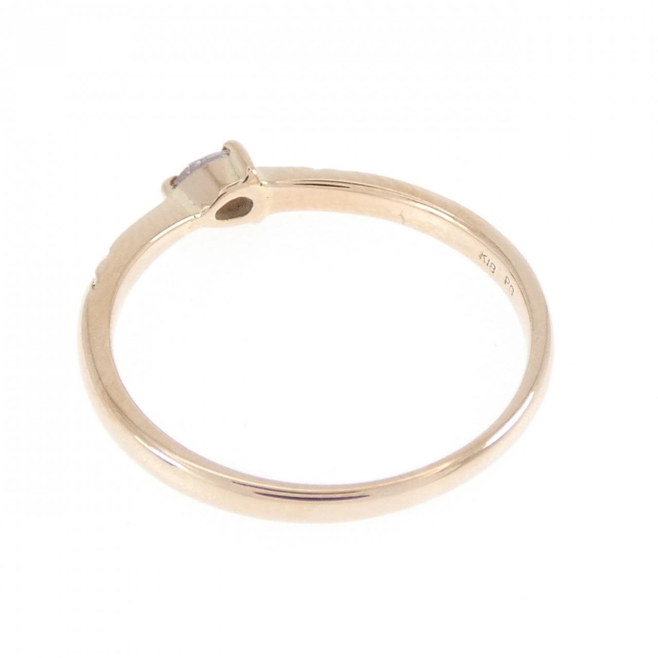 K18PG ピンクダイヤモンド リング 0.09CT