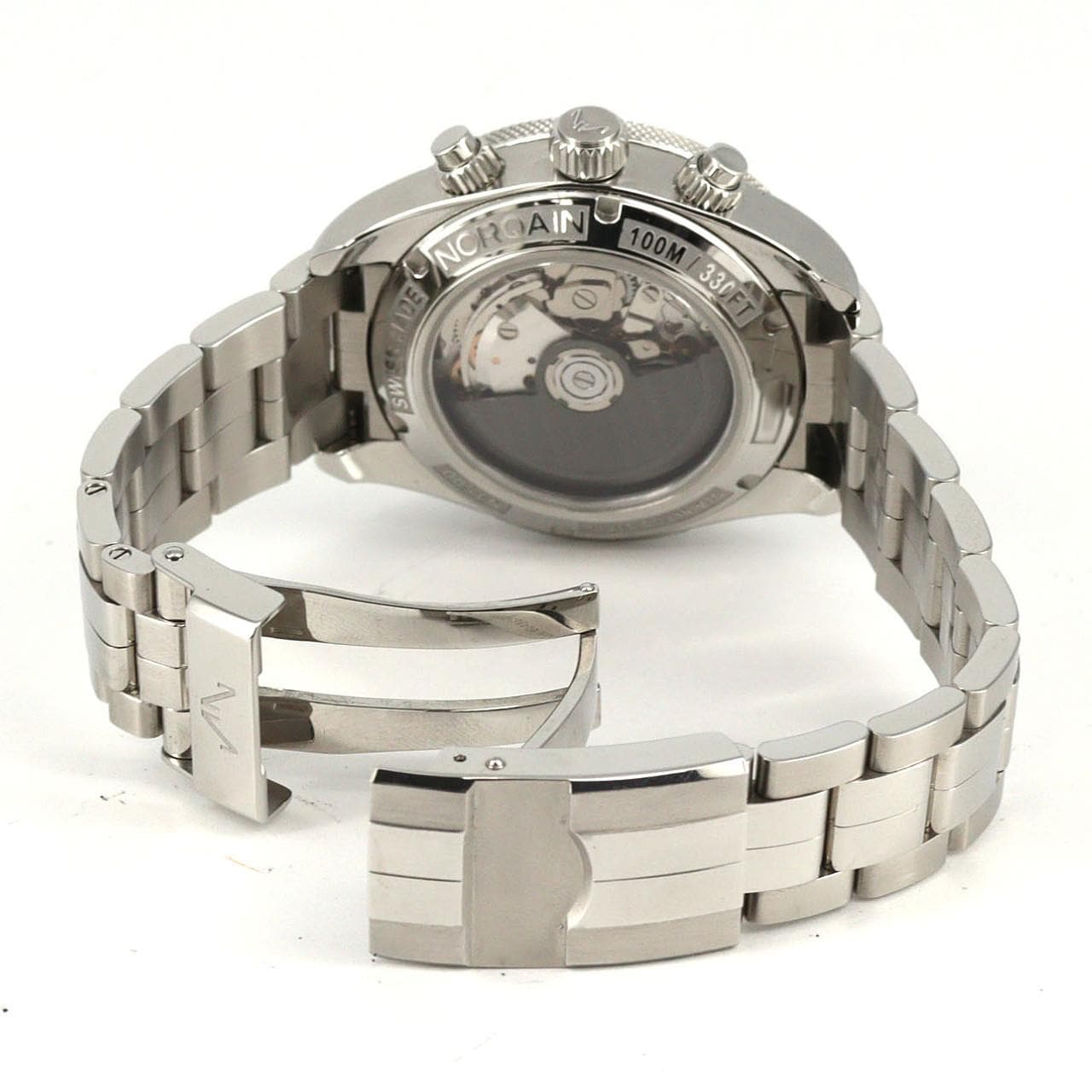 【ノーメンテナンス還元価格】ノルケイン アドベンチャースポーツクロノデイデイト N1500SIC/B151/150SC SS 自動巻