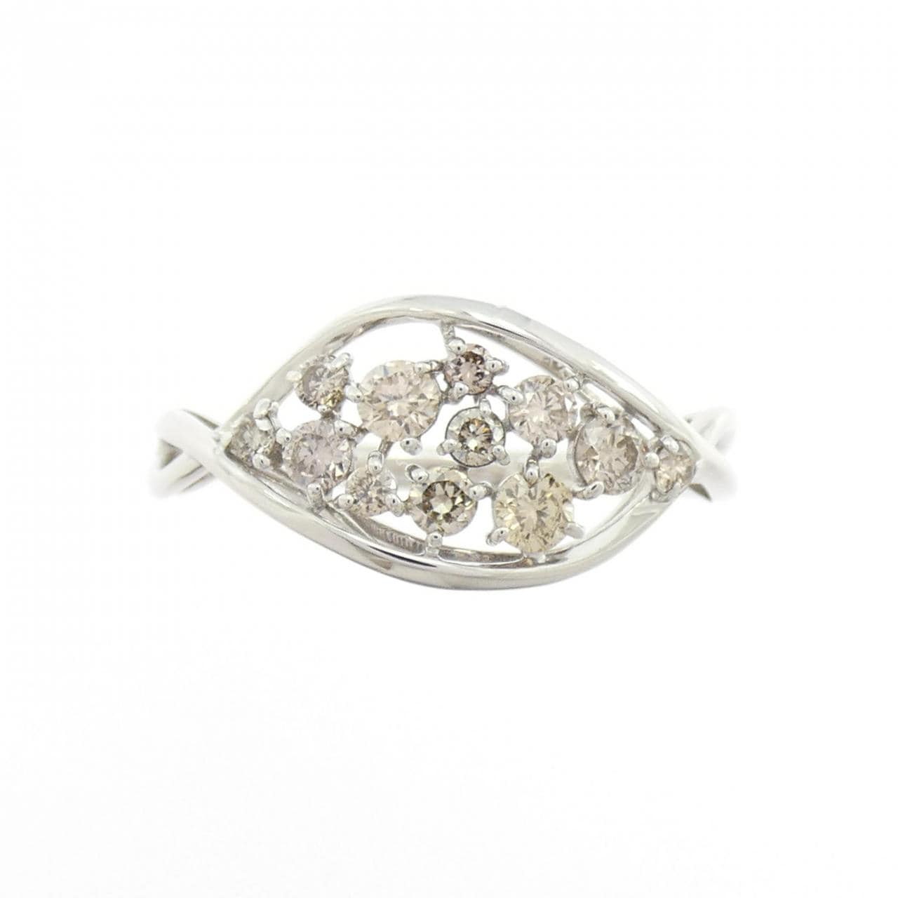 PT950 ダイヤモンド リング 0.40CT