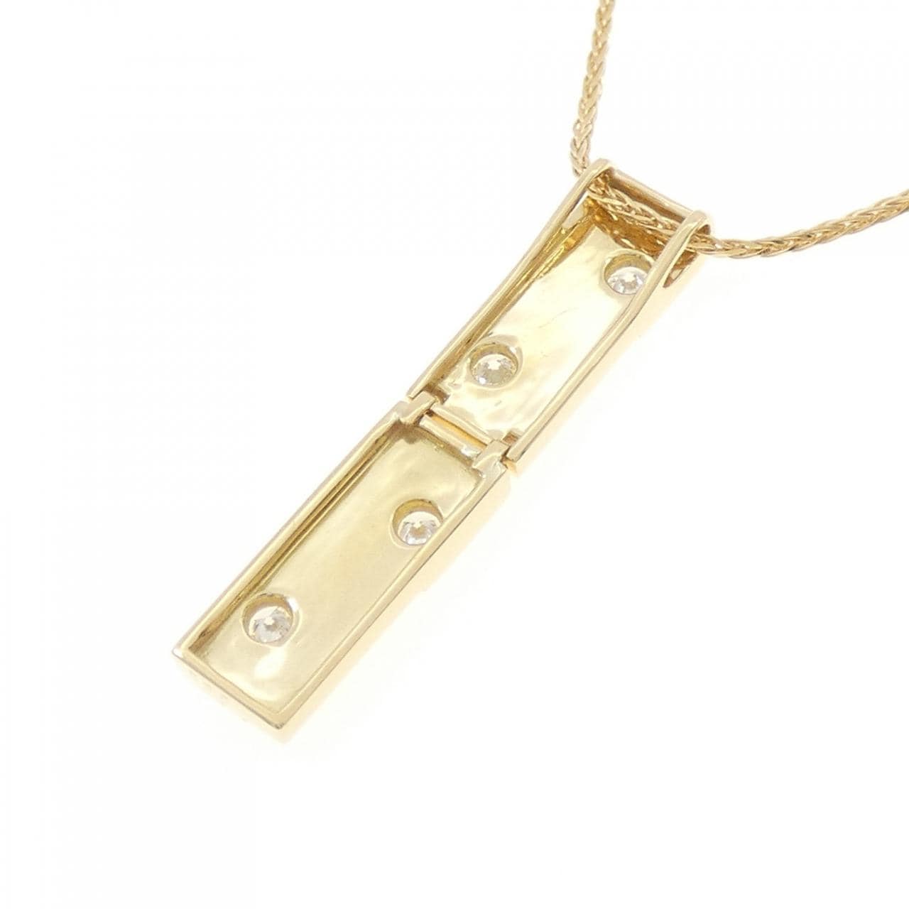 K18YG ダイヤモンド ネックレス 0.32CT