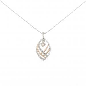 K18WG/K18PG ダイヤモンド ネックレス 0.23CT