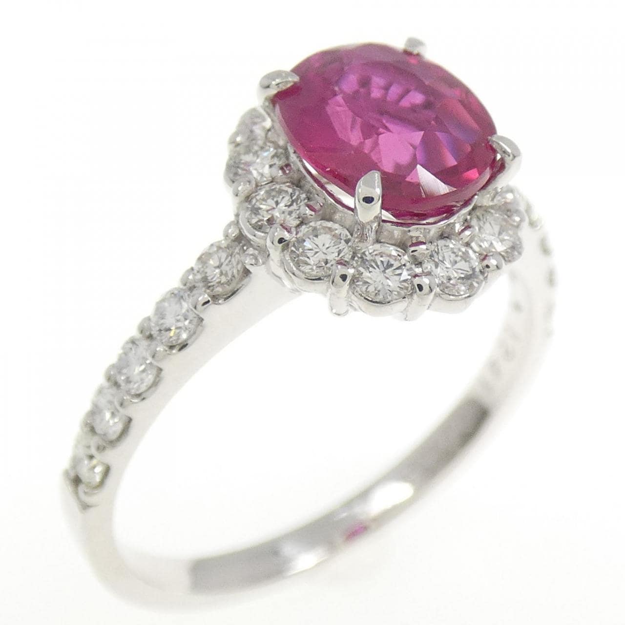PT900 ルビー リング 1.241CT