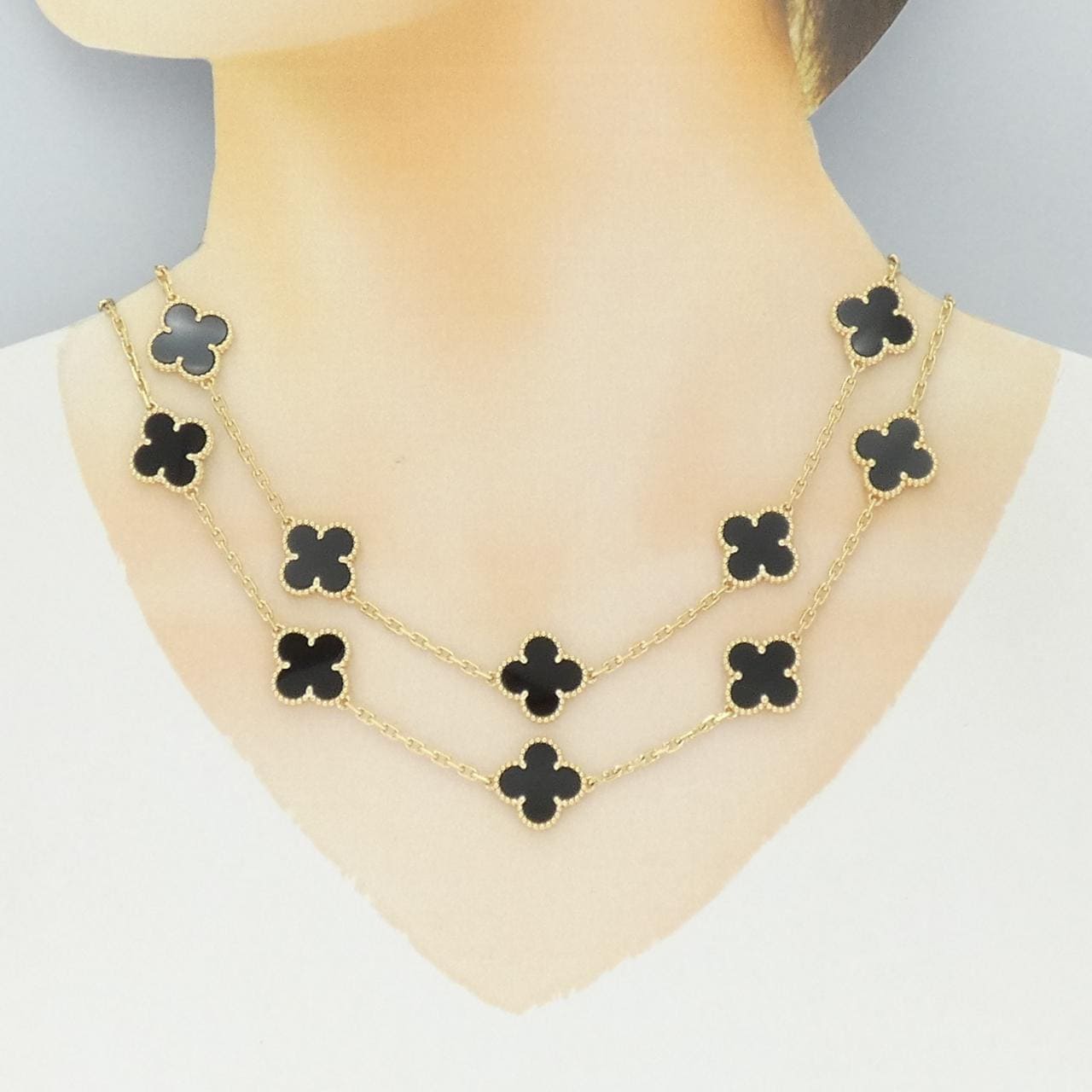 ヴァンクリーフ&アーペル ヴィンテージアルハンブラ 20モチーフ ネックレス