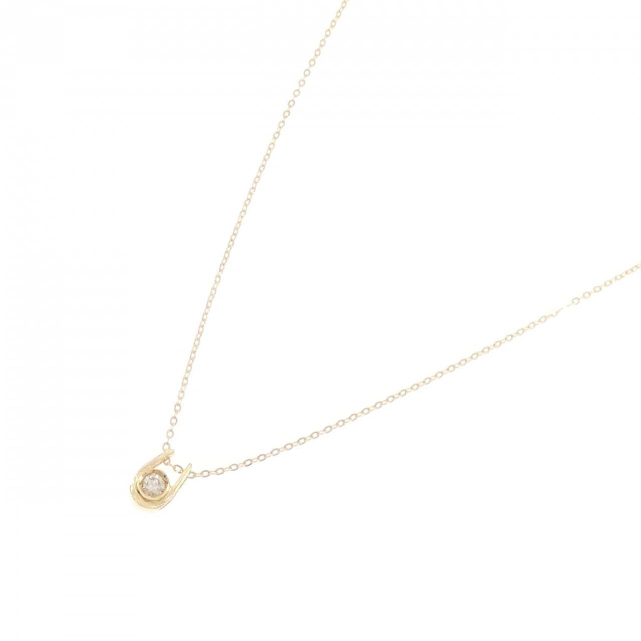K18YG ダイヤモンド ネックレス 0.05CT