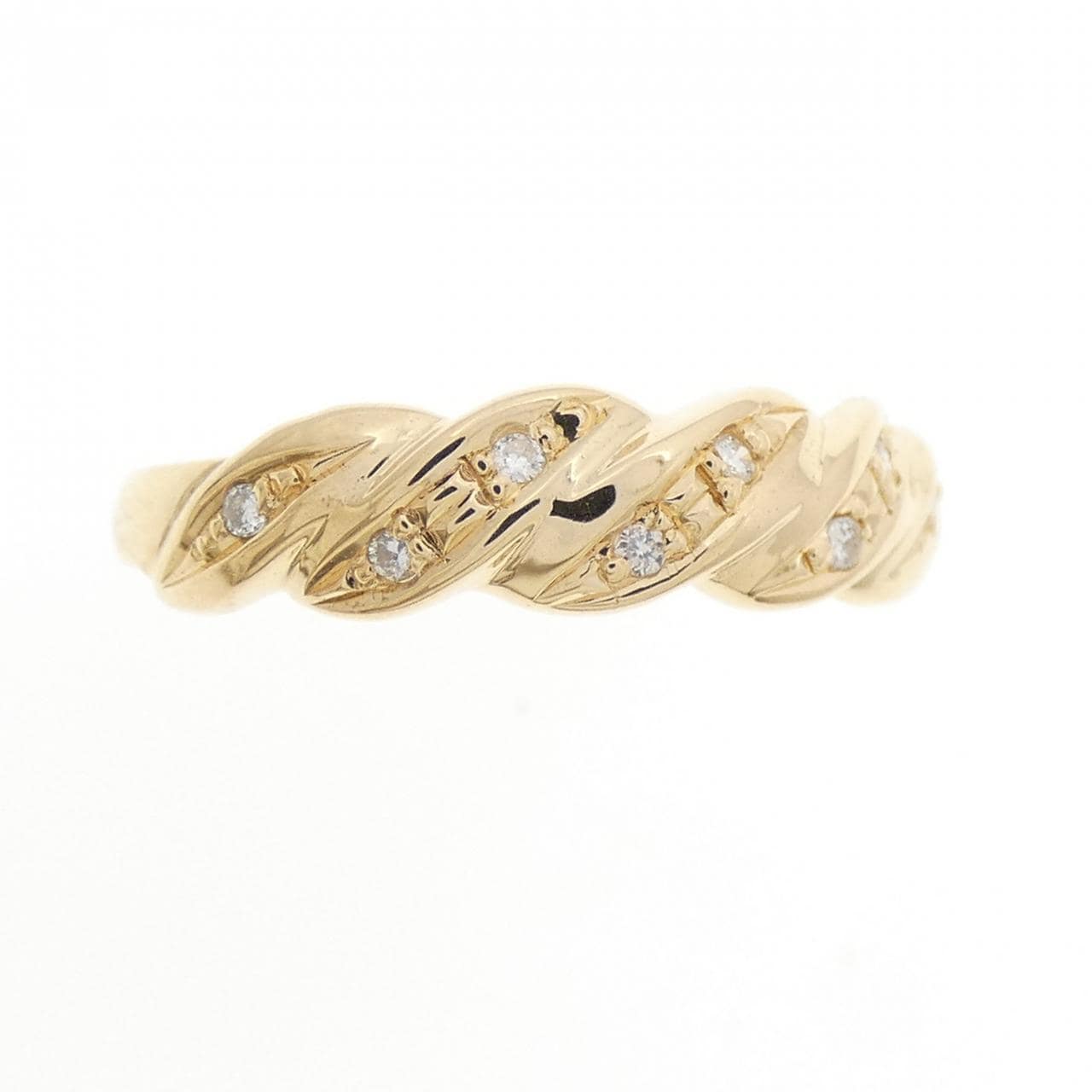 K18YG ダイヤモンド リング 0.04CT