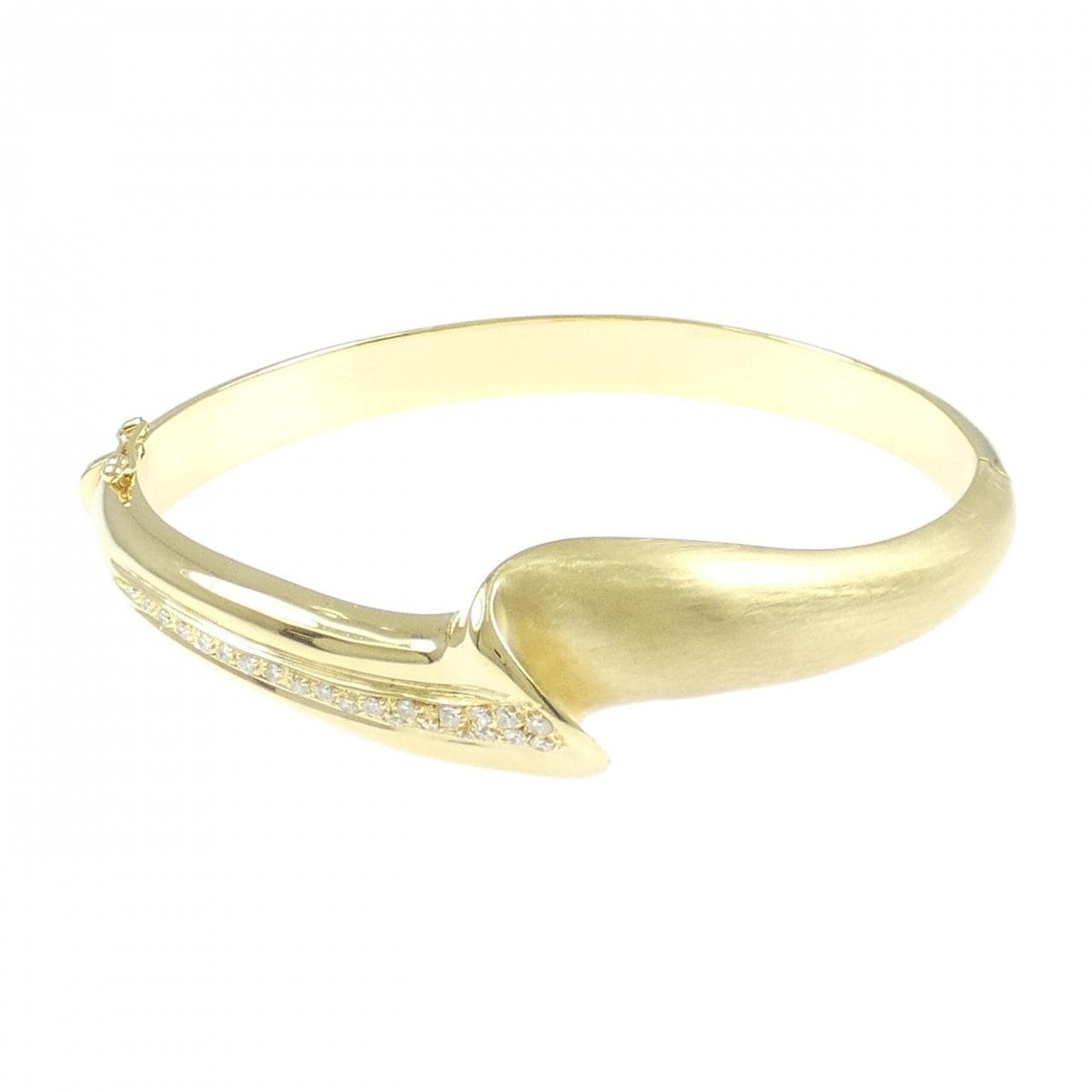 750YG ダイヤモンド バングル 0.37CT