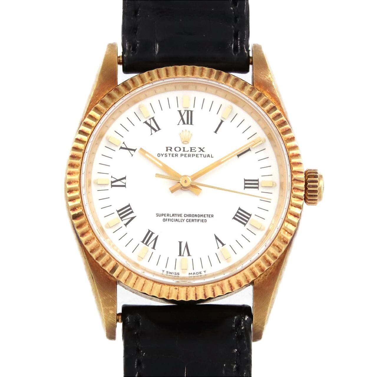 【ノーメンテナンス還元価格】ロレックス オイスターパーペチュアル 14238 YG 自動巻 W番