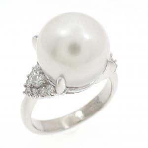 PT900 白蝶パール リング 10.7mm