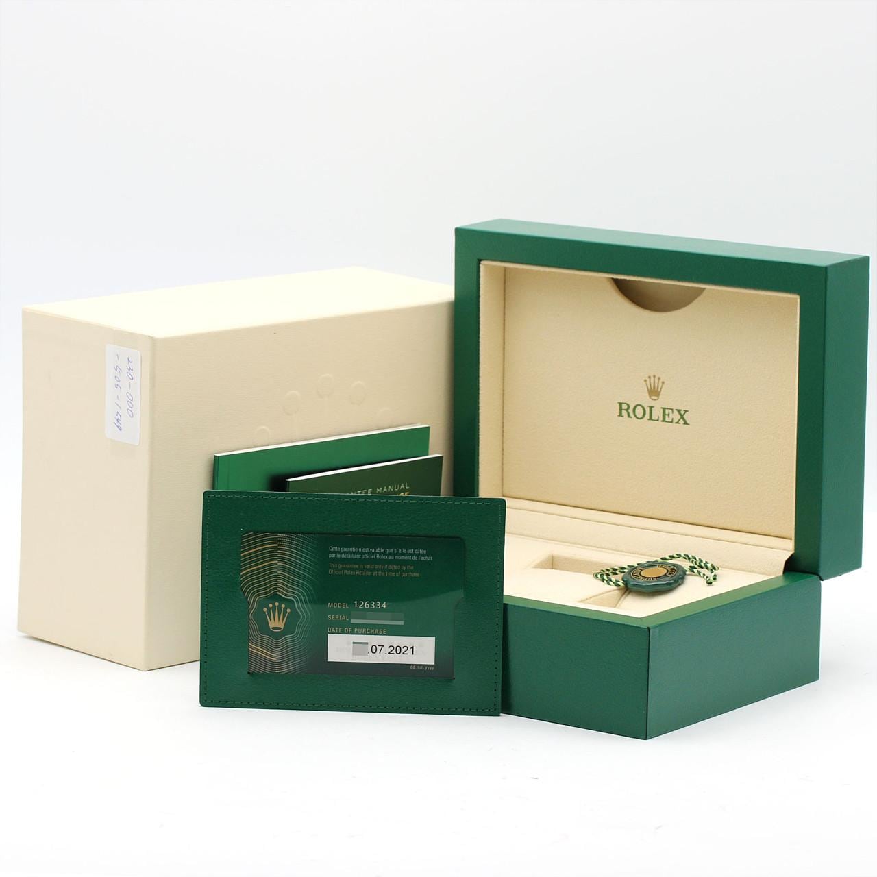 ロレックス デイトジャスト 126334･3 SSxWG 自動巻 ランダム番