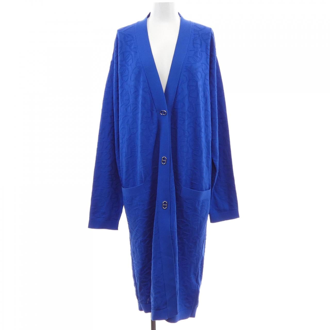 エルメス HERMES NAOUSSA CHAINE　CHAINE D'ANCRE 4E2732DC ロングカーディガン