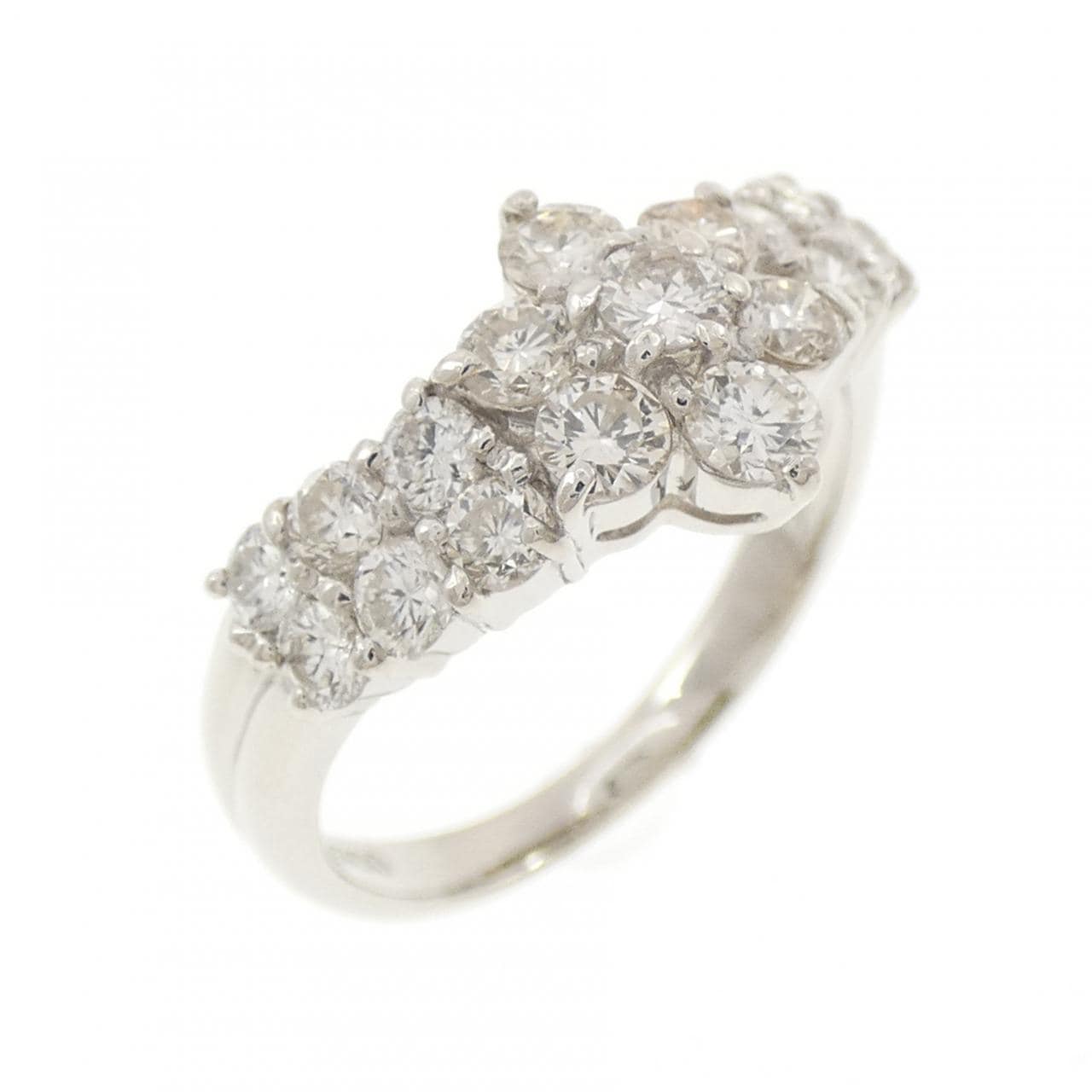 PT900 ダイヤモンド リング 1.09CT