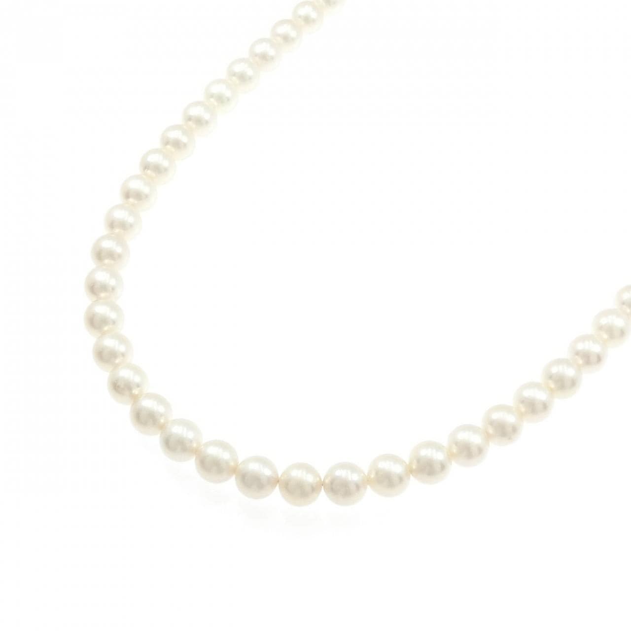 シルバークラスプ アコヤパール ネックレス 6.5-7mm