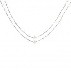 K18WG ダイヤモンド ネックレス 2.00CT