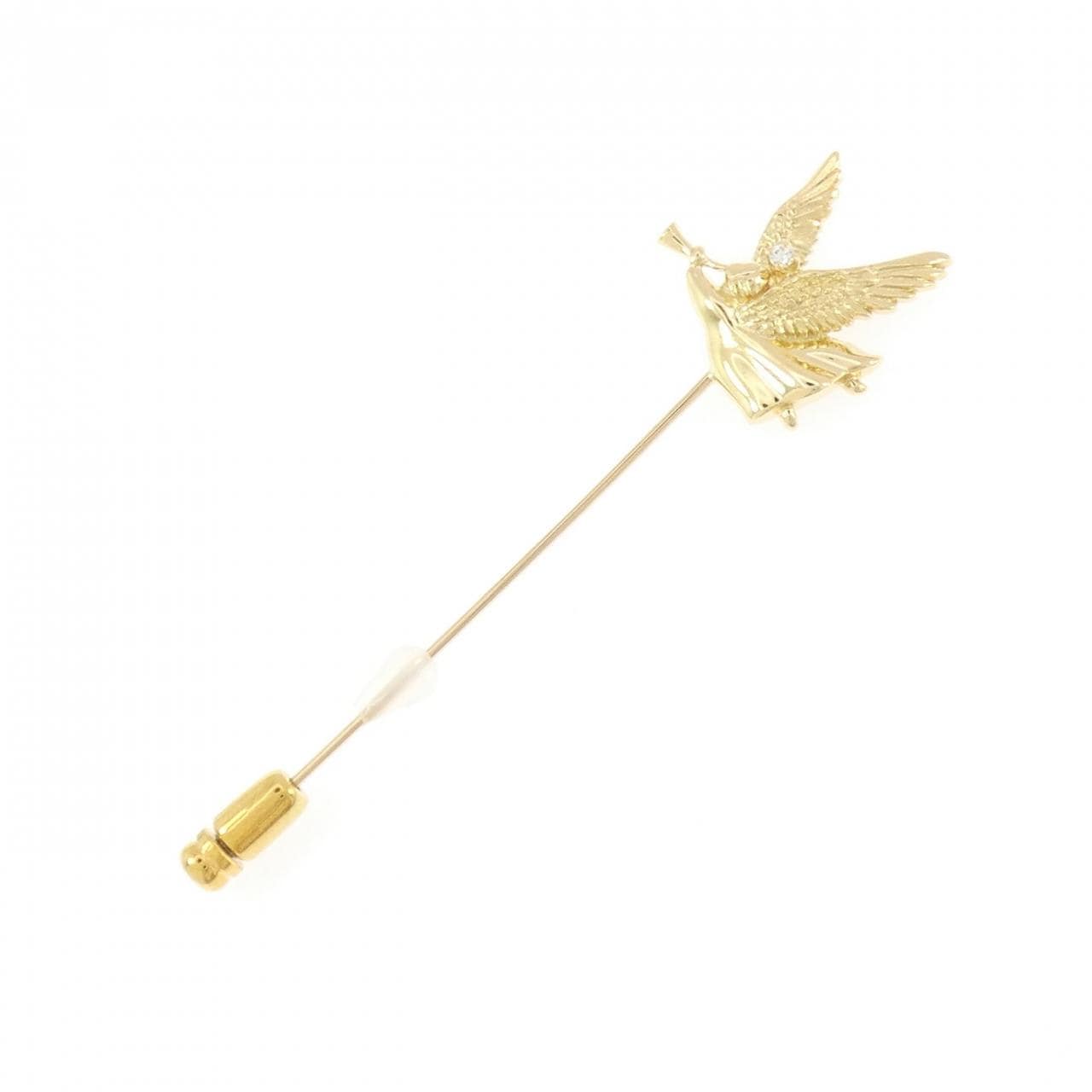 ミキモト ダイヤモンド ブローチ 0.03CT