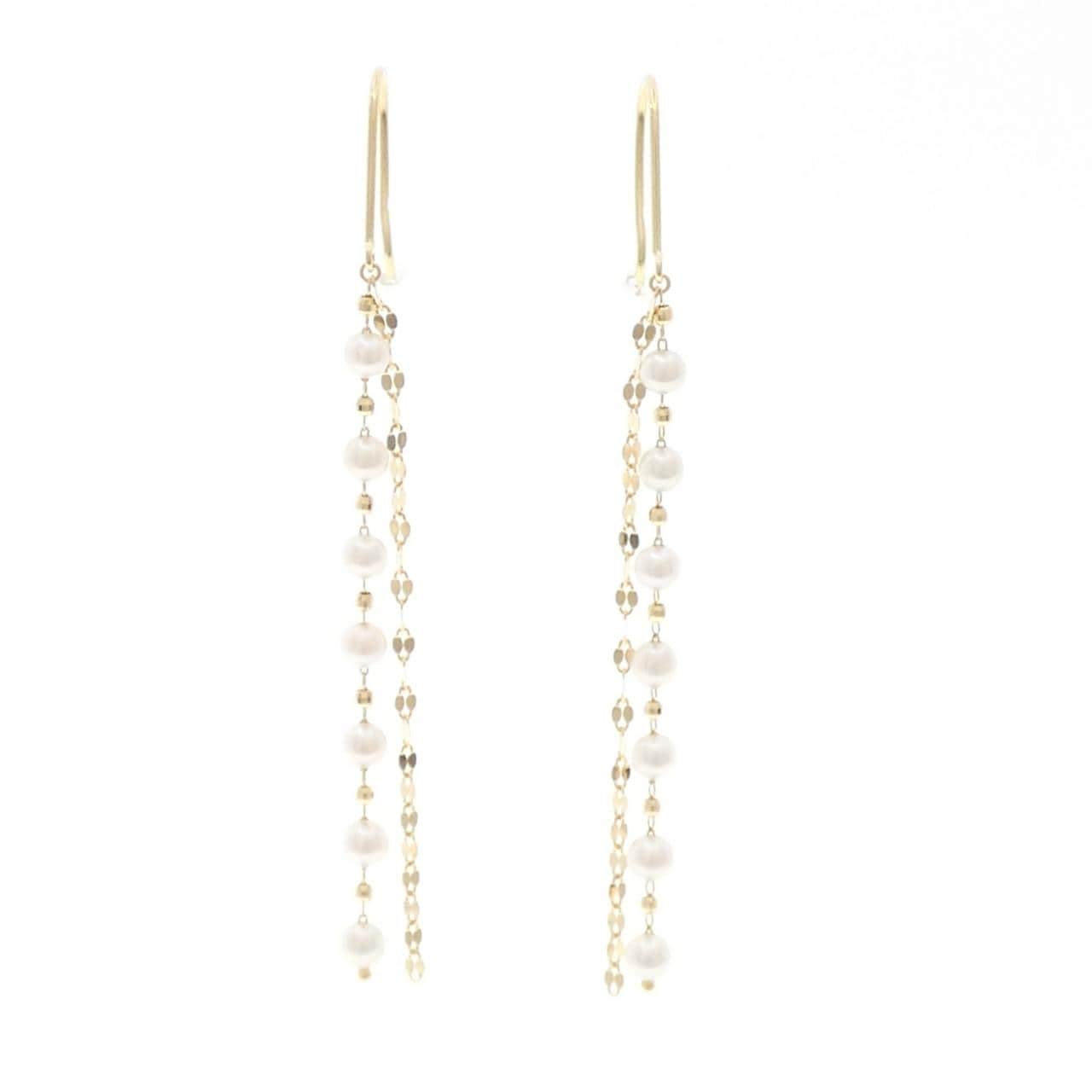 K18YG アコヤパール ピアス