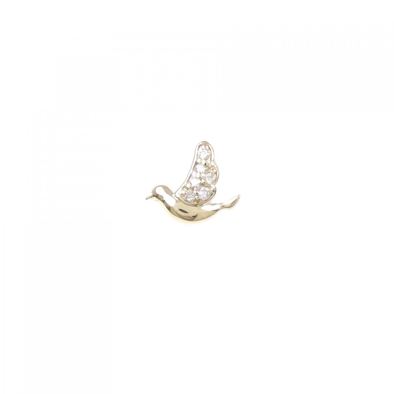 ポンテヴェキオ ダイヤモンド ピアス 0.02CT 片耳