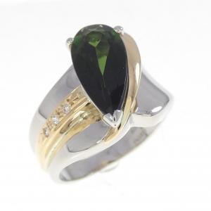 PT900/K18YG トルマリン リング