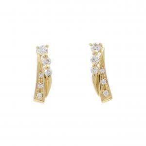 K18YG ダイヤモンド ピアス 0.28CT