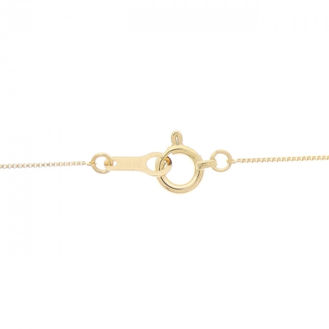 K18YG ハート ダイヤモンド ネックレス 0.04CT