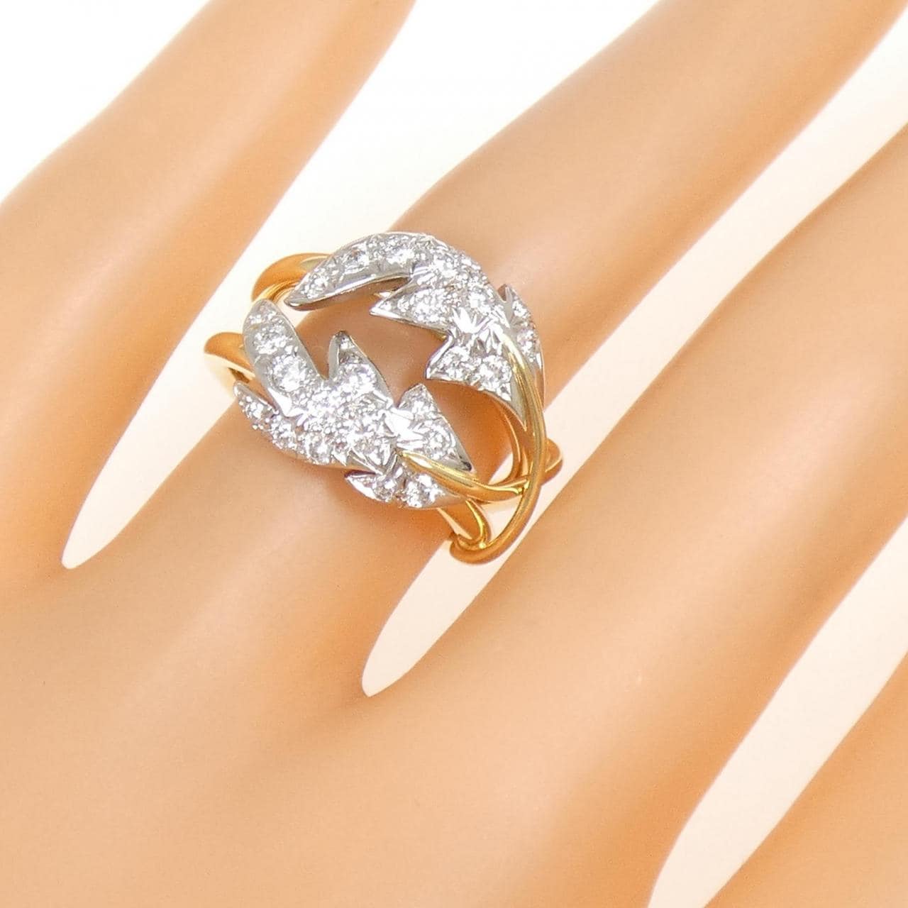 ティファニー 2リーブス リング