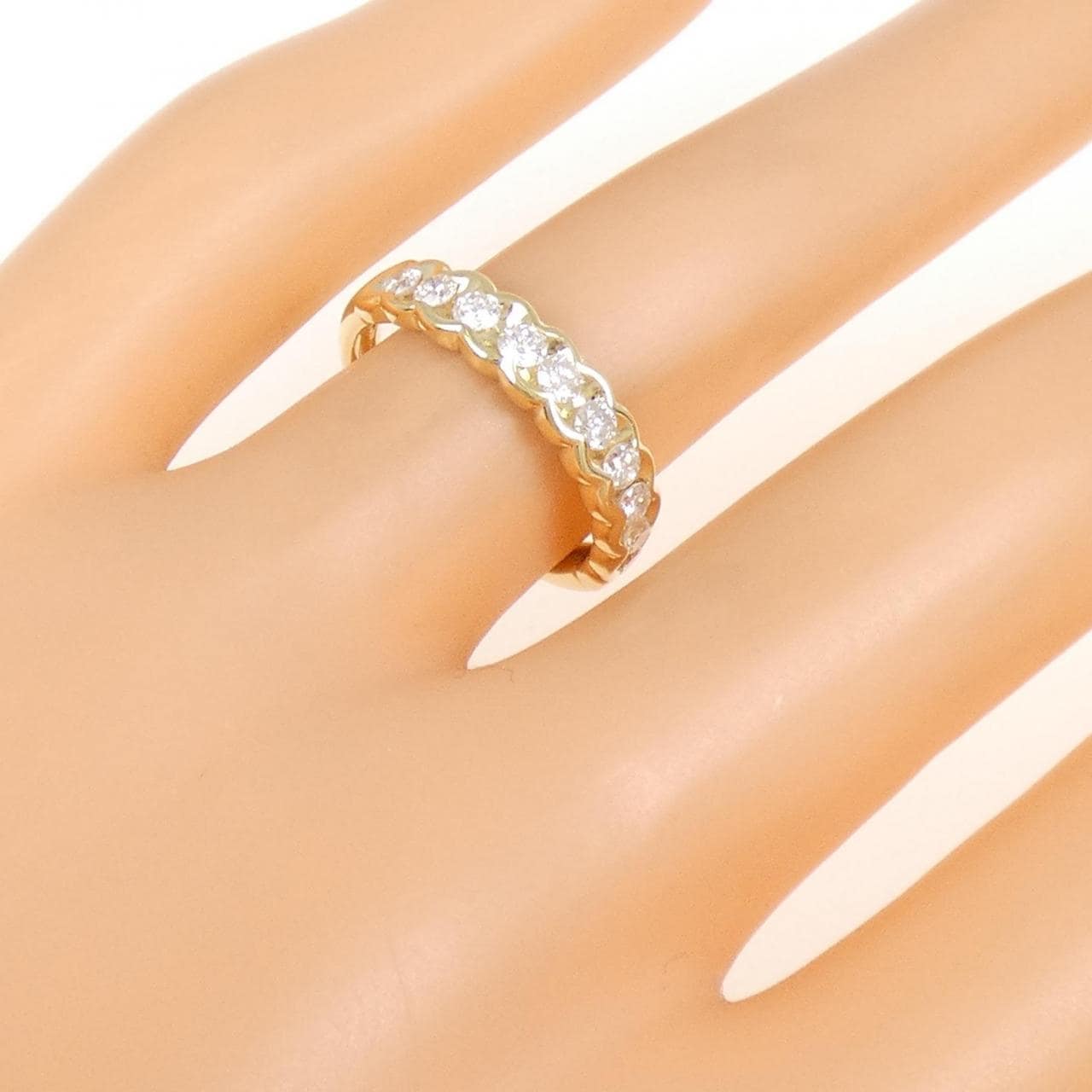 K18YG ダイヤモンド リング 0.50CT