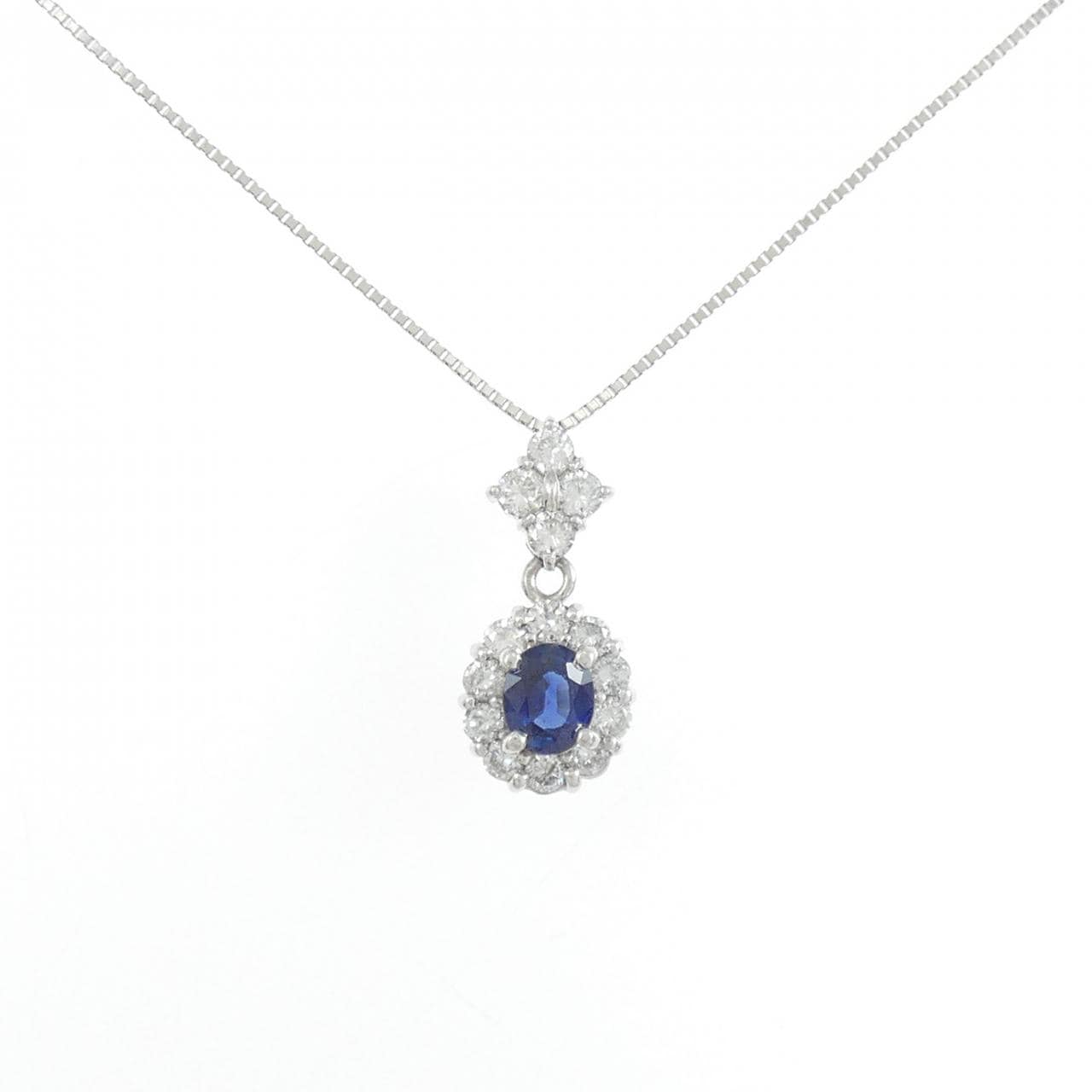PT900/PT850 サファイヤ ネックレス 0.53CT