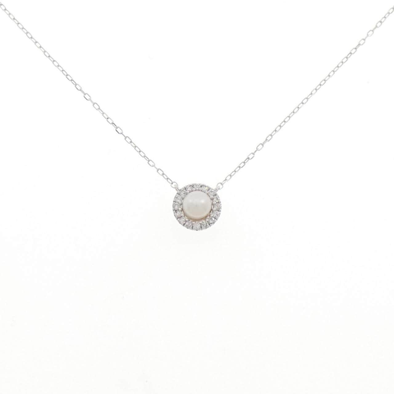 K10WG 淡水パール ネックレス 3.8mm