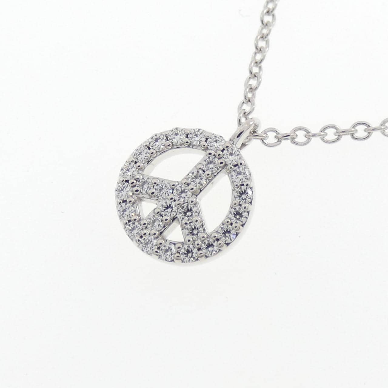 ティファニー メトロ ピースサイン ミニ ネックレス