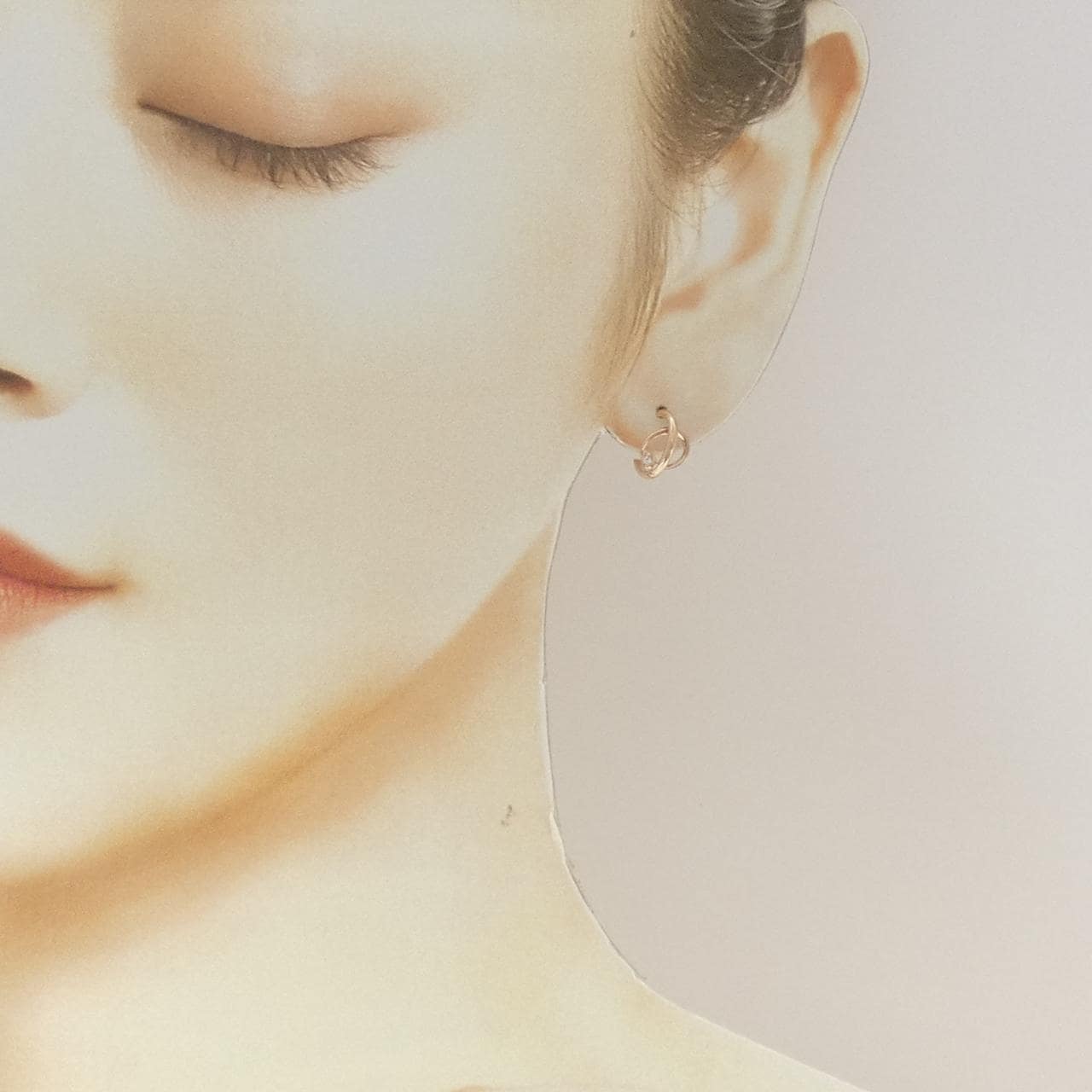 スタージュエリー ダイヤモンド ピアス 0.014CT