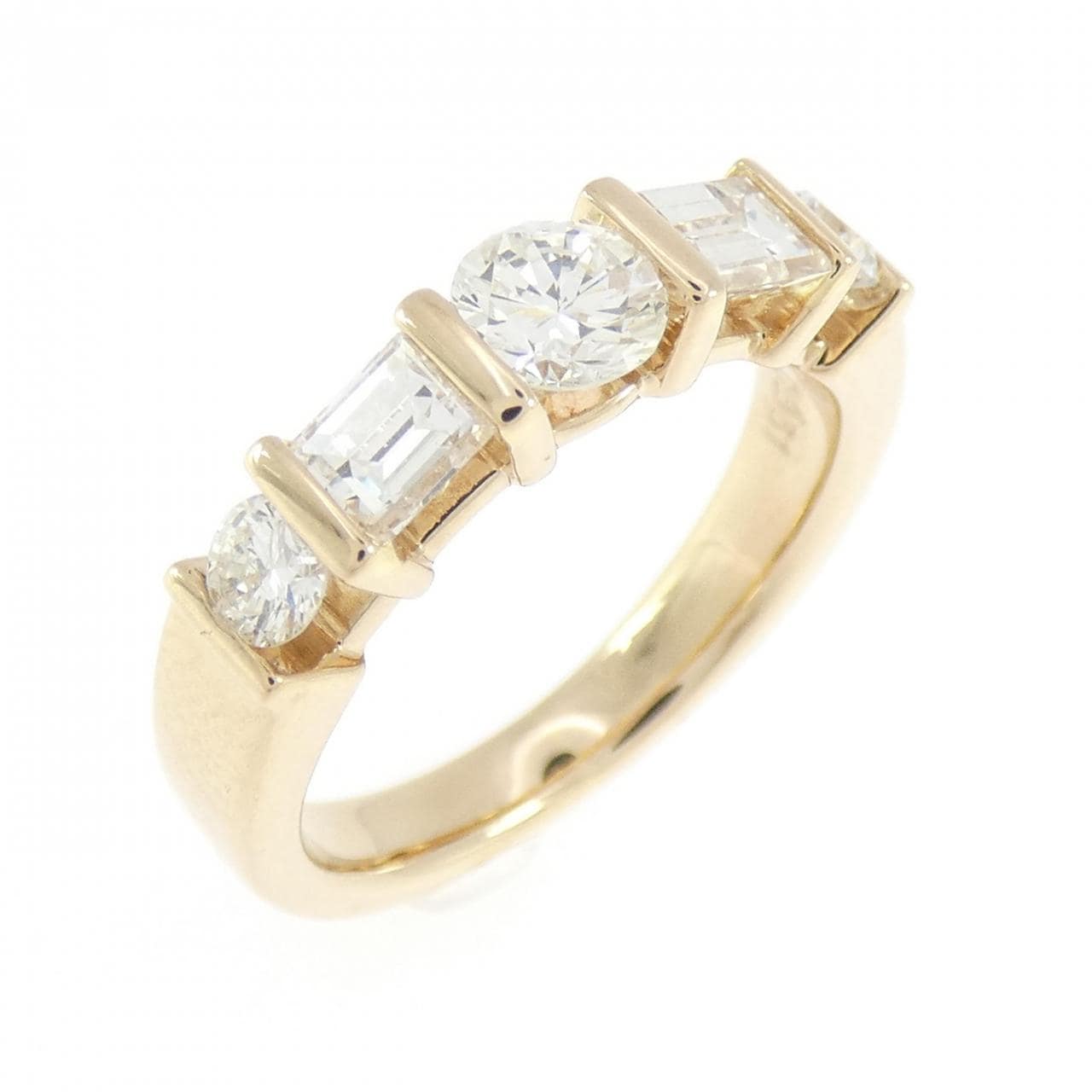 K18YG ダイヤモンド リング 0.961CT