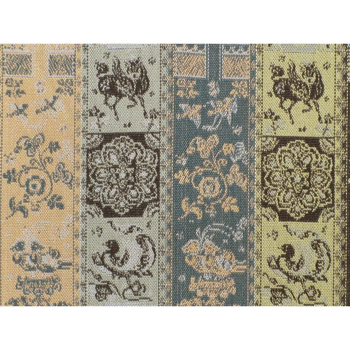 名古屋帯　龍村美術織物　開き名古屋　全通柄